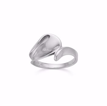 Sølv ring med emalje i 925 sterling sølv
