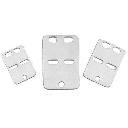 ID plader / Dog tags – lille 925 sterling sølv, 14 x 20 mm – BNH