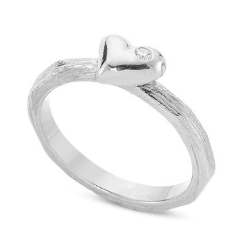 Nuran Nature ring i 14 karat hvidguld – L1788-002-14HVG