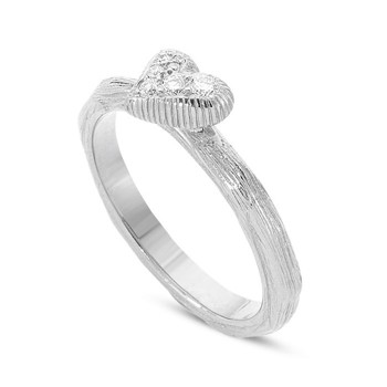 Nuran Nature ring i 14 karat hvidguld – L1788-013-14HVG