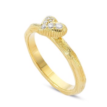 Nuran Nature ring i 14 karat rødguld – L1788-013-14RG