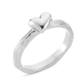Nuran Nature ring i 14 karat hvidguld – L1788-14HVG