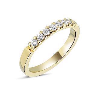 Elegant Nuran 14 karat guld fingerring med 0,28 carat diamant
