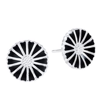 Ørestikker med marguerit i forgyldt sterling sølv, 11 mm – Lund Copenhagen