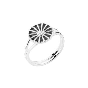 Ring med marguerit i sterling sølv, 11 mm – Lund Copenhagen