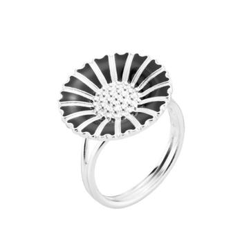 Ring med marguerit i sterling sølv, 18 mm – Lund Copenhagen