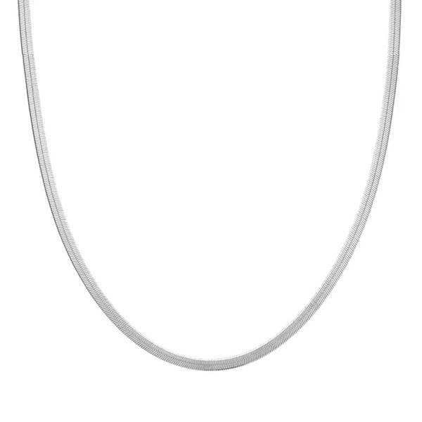 Model NSS010623-11, Amaya halskæde i sølv fra NAVA Copenhagen L. 41 + 3 + 3 cmi Sterling sølv