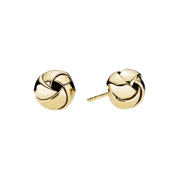 Ørestikker med knude i 14 karat guld, 8,5 mm – Lund Copenhagen