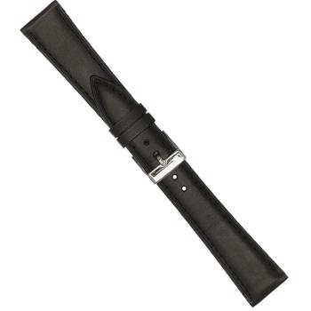 Urrem i sort kalveskind med syning, 12-20 mm – urrem fra Houmann