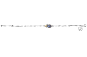 Rabinovich Golden Shadow armbånd i sterling sølv med labradorit