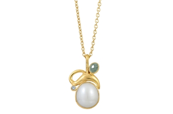 Forgyldt collier - Amaze
