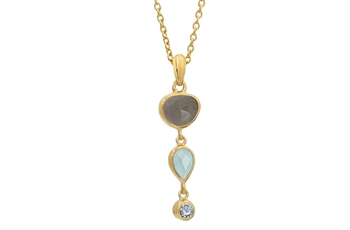 Forgyldt collier - Belvedere