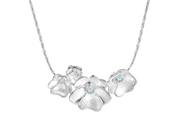 Sølv collier - Pansy