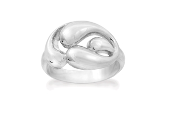 Sølv ring - Curvy Class
