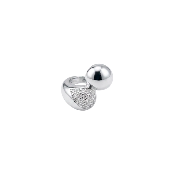 Christina Water Drops charm – sølv, 6 mm til Classic læderarmbånd