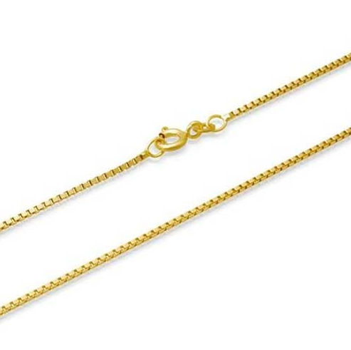 Halskæde i 8 karat guld, 42 cm – Lund Copenhagen