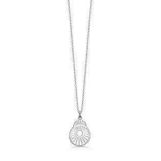 Aagaard Sterling sølv collier, sølv med blank overflade, model 11302479-45