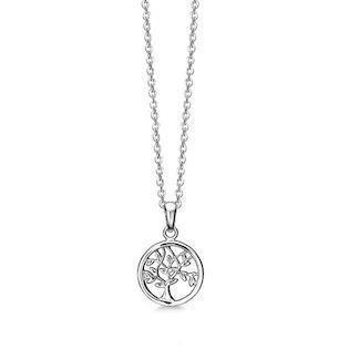 Aagaard Sterling sølv collier, med blank overflade, model 11303972-45