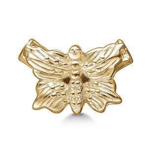 Aagaard Sterling sølv smykkelås, Butterfly med forgyldt overflade, model 1316,25, G