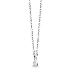 Aagaard Sterling sølv collier, med blank overflade, model 21322886-45