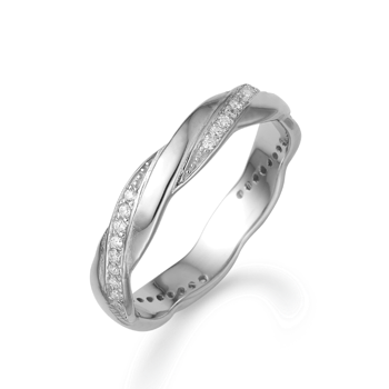 Aagaard Sterling sølv fingerring med zirkonia, ringmål 56