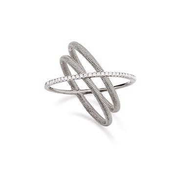 Aagaard Sterling sølv fingerring, med blank overflade