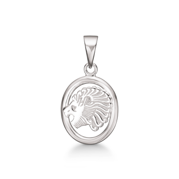 Vedhæng i sterling sølv med stjerne, 13 x 12,5 mm – Støvring Design