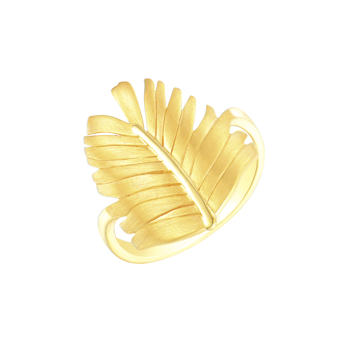 Ring i forgyldt sølv – Støvring Design