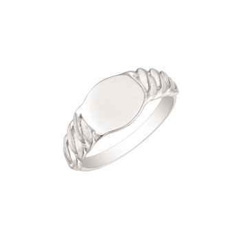 Halskæde i rhodineret sterling sølv – Støvring Design