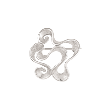 Broche i rhodineret sterling sølv – Støvring Design