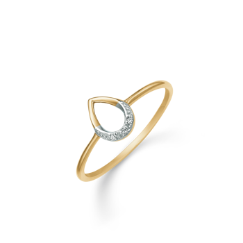 Ring i 14 karat guld – Støvring Design