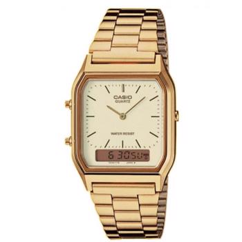 Casio AQ-230GA-9DMQYES ur i forgyldt stål
