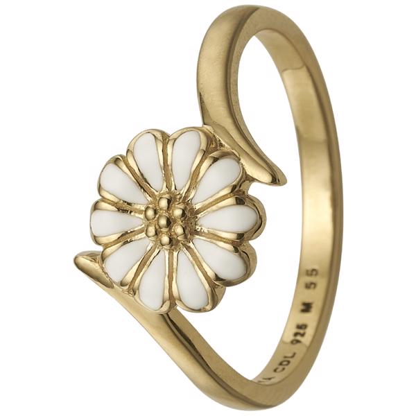 Køb model 2.22.B-55, 9 mm marguerit ring med et lille tvist her hos Houmann.dk