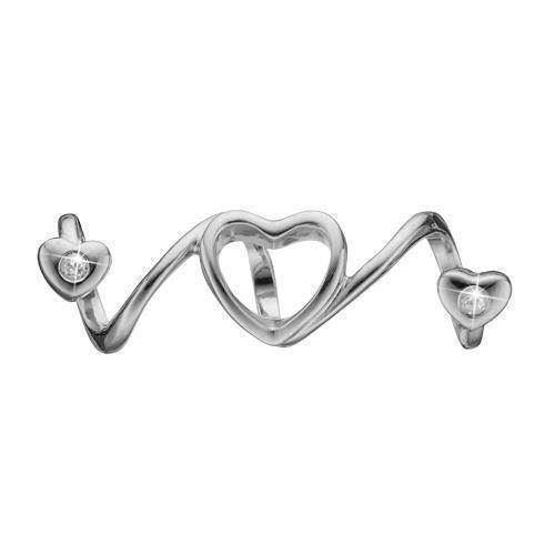 Christina Soulmate charm – sølv, 6 mm til Classic læderarmbånd