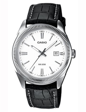 Casio Classic MTP-1302PL-7A1VEF herreur i rustfrit stål med lænke