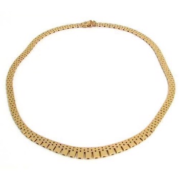 Murstens halskæder (lige & forløb) i 14 karat massivt guld med kasselås