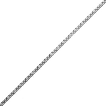 14 karat hvidgulds Venezia armbånd & halskæder i flere bredder og længder