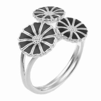 Ring med marguerit i forgyldt sterling sølv, 2x7,5 mm – Lund Copenhagen