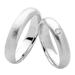 Nuran vielsesring i 9 karat hvidguld – A4050-005-9