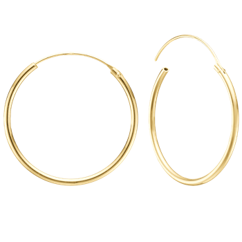 8 karat Creol, Tråd med Vippelås fra Aagaard, 43 mm
