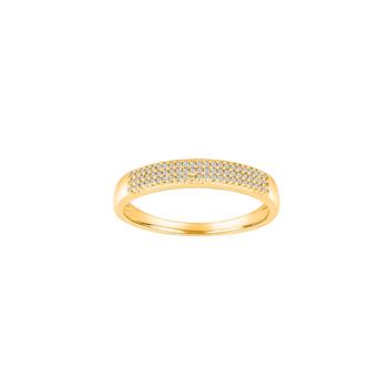 Ring i 14 karat guld med diamant 0,105 ct W/SI fra Siersbøl – forhandlet hos Houmann.dk