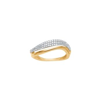 Ring i 14 karat guld med diamant 0,23 ct W/SI fra Siersbøl – forhandlet hos Houmann.dk