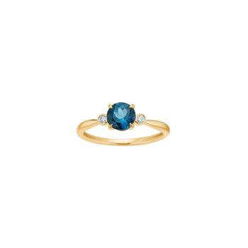 Ring i 14 karat guld med diamant 0,08 ct W/SI fra Siersbøl – forhandlet hos Houmann.dk