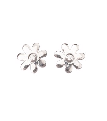 L&G sterling Sølv Flower Øreringe