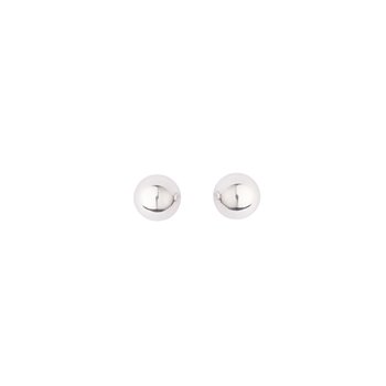 L&G ørestik sølv rhodineret kugle 4mm