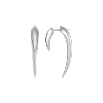 Ørestikker i rhodineret sterling sølv – Støvring Design