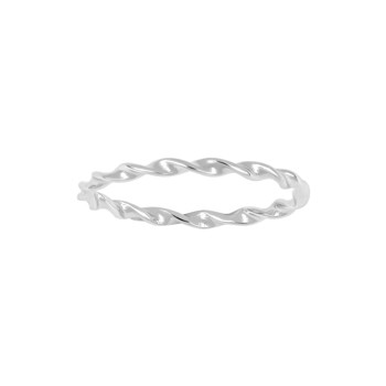 Nordahl rhod. sølvring NICE52 1,6mm