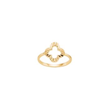 Nordahl forgyldt sølv ring CLOVERA52 str. 60