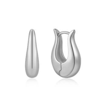 Creoler i rhodineret sterling sølv, 19,5 x14mm – Støvring Design
