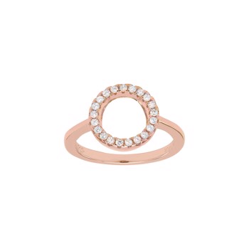 Rosaforgyldt ring ANNANOR 10mm, fra Joanli Nor